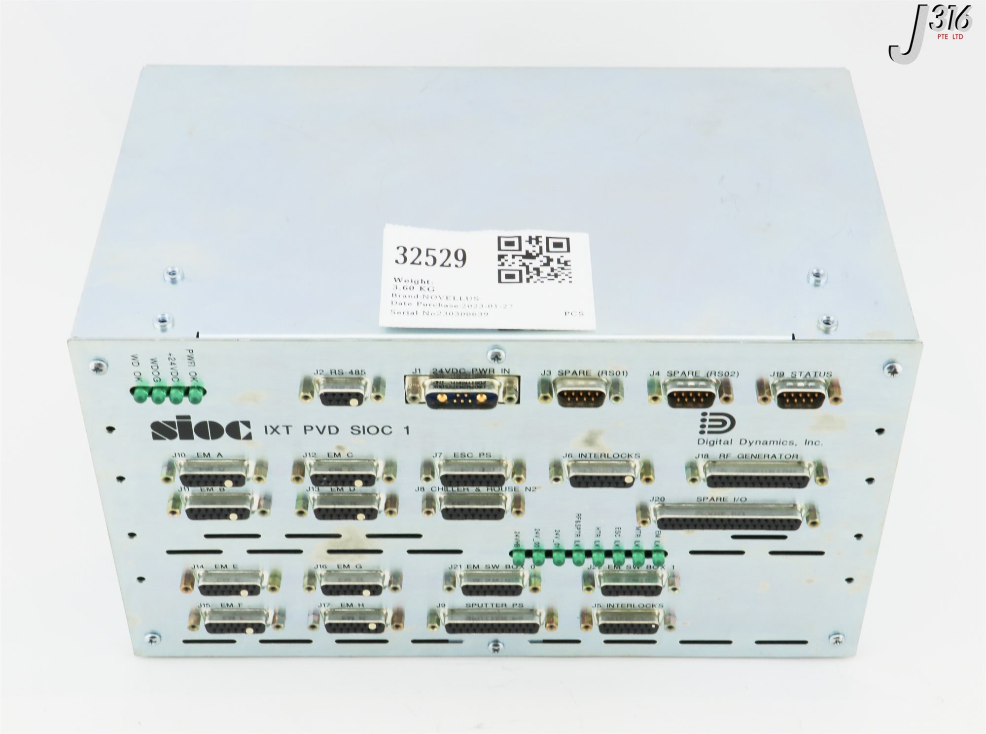 32529 NOVELLUS 300 PVD MOD-1, IXT PVD SIOC 1 02-277104-00 | eBay